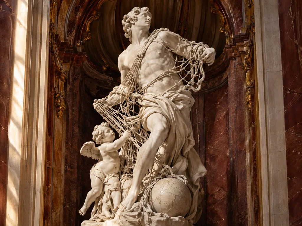 La statua del Disinganno di Francesco Queirolo